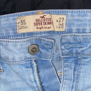 Hollister high rise super skinny jeans